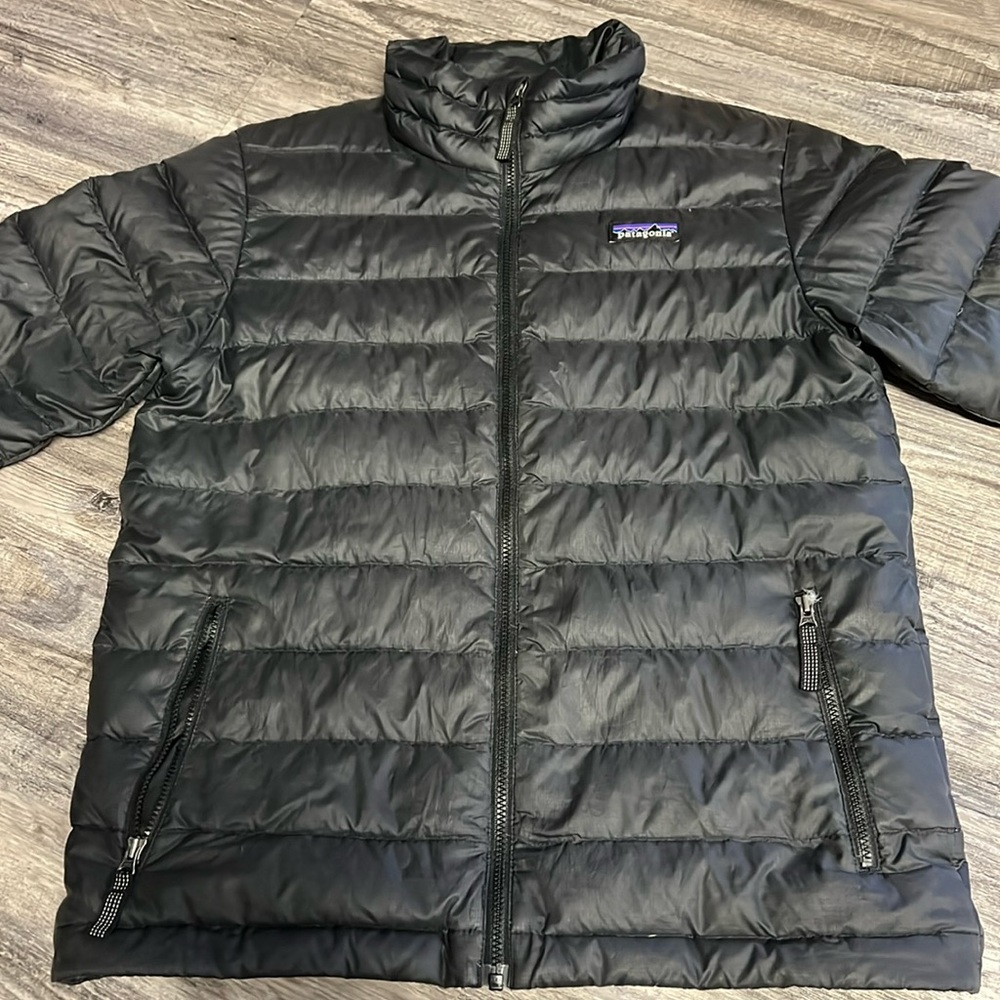 Patagonia kids black winter jacket - Picture 1 of 2